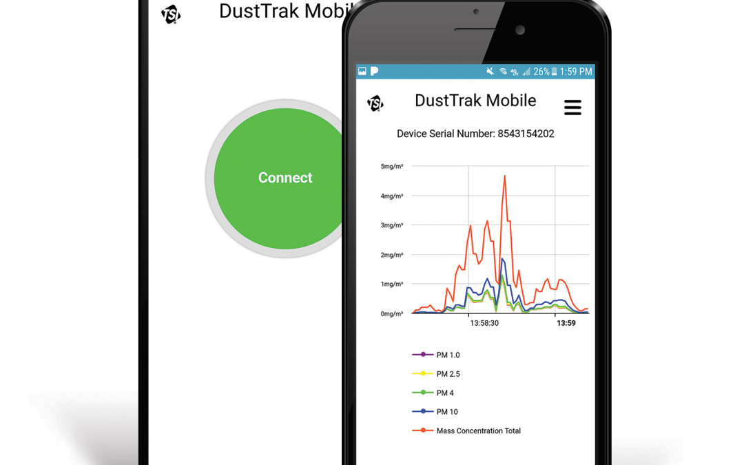 DustTrak Mobile – Aplikacja do zdalnej łączności